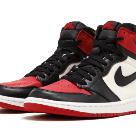 Nike Sko Air Jordan 1 Retro High Bred Toe